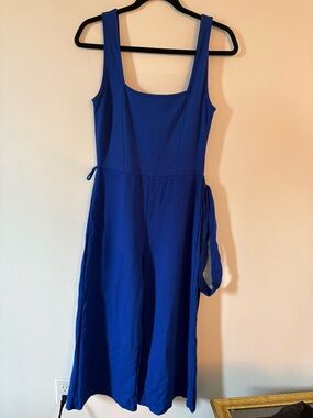 Rolla Coster Royal Blue Sleeveless Jumpsuit with Square Neck